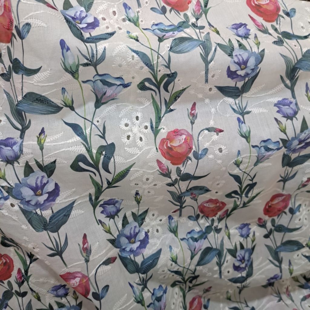 kain katun bordir - kain katun bordir bolong - kain katun bordir premium - kain katun bordir import 