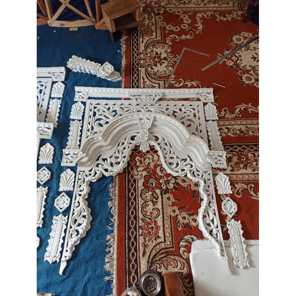 Gebyok ukiran spon ati / gebyok spon dekorasi