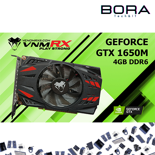 VGA VenomRX GTX 1650M 4GB GDDR6 NVIDIA Geforce HDMI DP GTX1650M