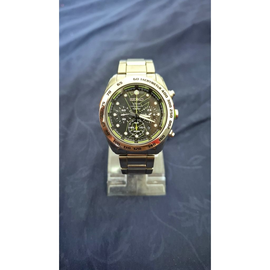 Jam Tangan Pria Seiko Solar SSC119P1 Chronograph (SECOND)