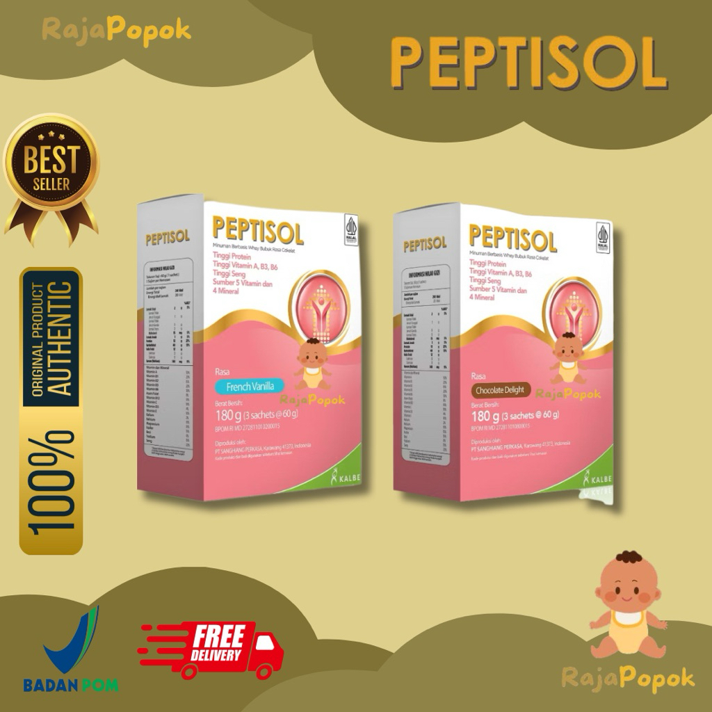 

Peptisol 180 gram - Susu Tinggi Protein Rendah Residu