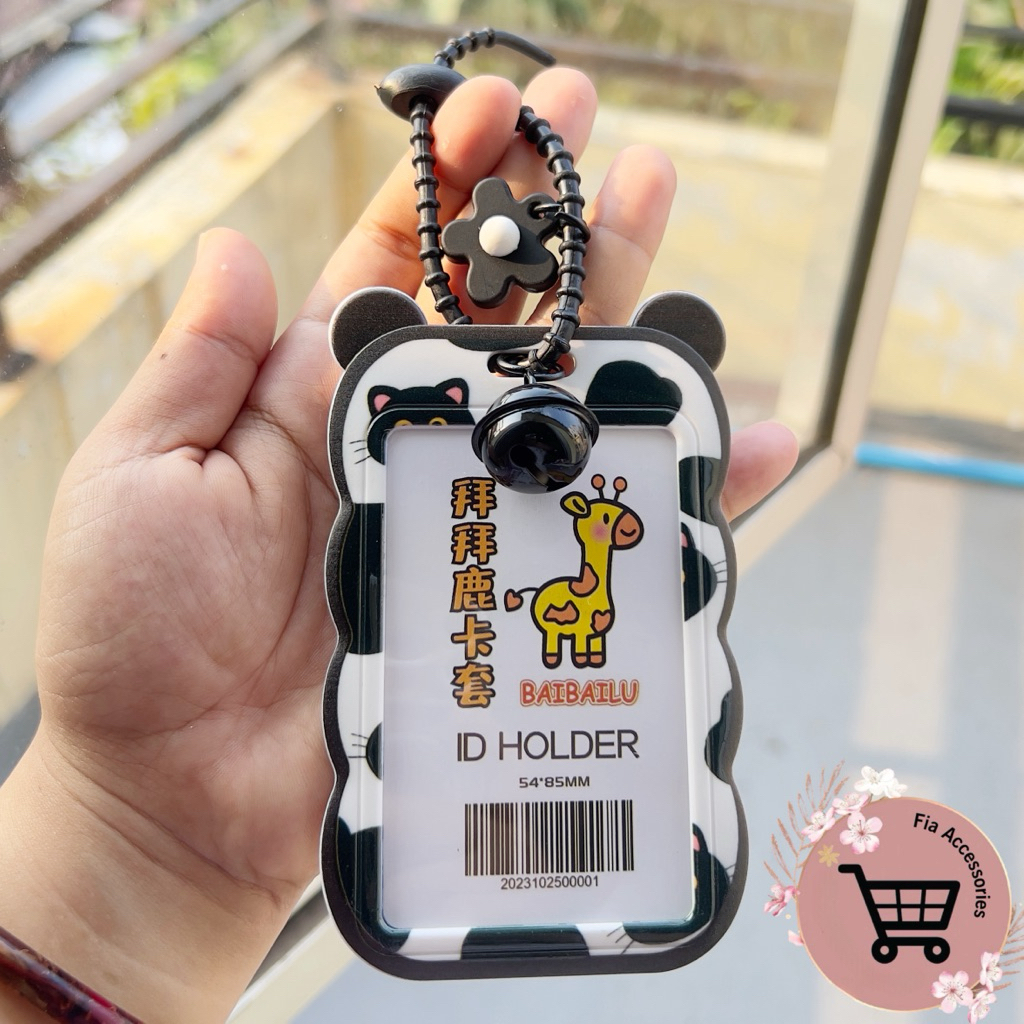 

ID CARD HOLDER MOTIF ANIMAL TEMPAT KARTU PHOTOCARD PHOTO CARD JERAPAH