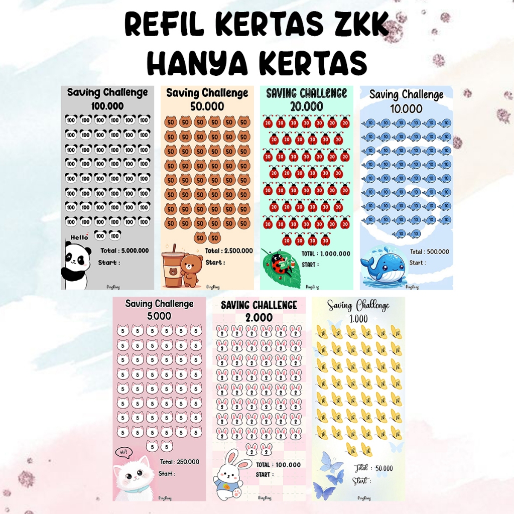 

Refil kertas ZKK hanya kertas saja