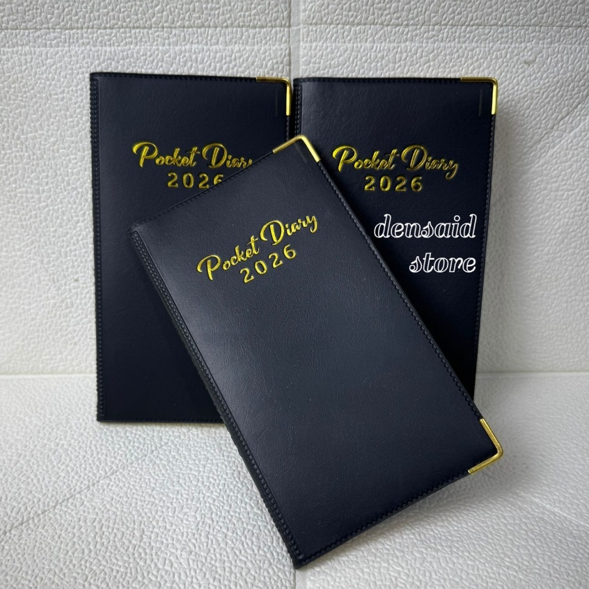 

BUKU AGENDA POCKET DIARY 2026 UKURAN 16cm X 9cm { GRATIS PULPEN }