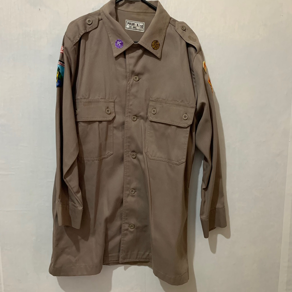 BAJU PDL PRAMUKA SAKA POLRI