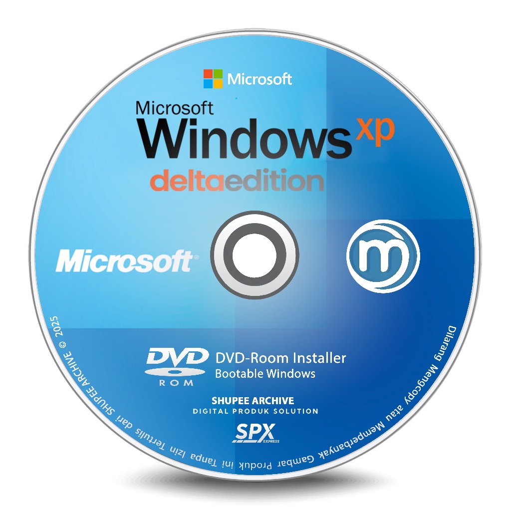 CD_WINDOWS® XP DELTA EDITION + KEY PRODUCT ORIGINAL