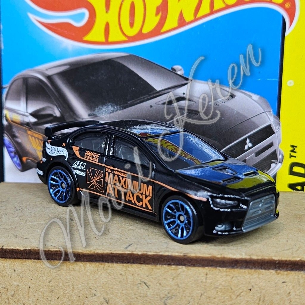 Diecast Hot Wheels Loose 2013 HW Off Road 2008 Lancer evolution black