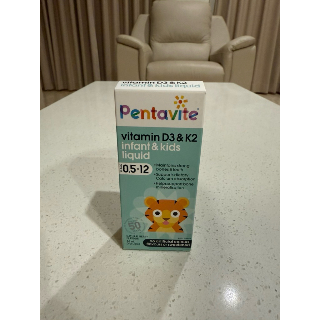 Pentavite Vitamin D3 & K2 Infant & Kids Liquid