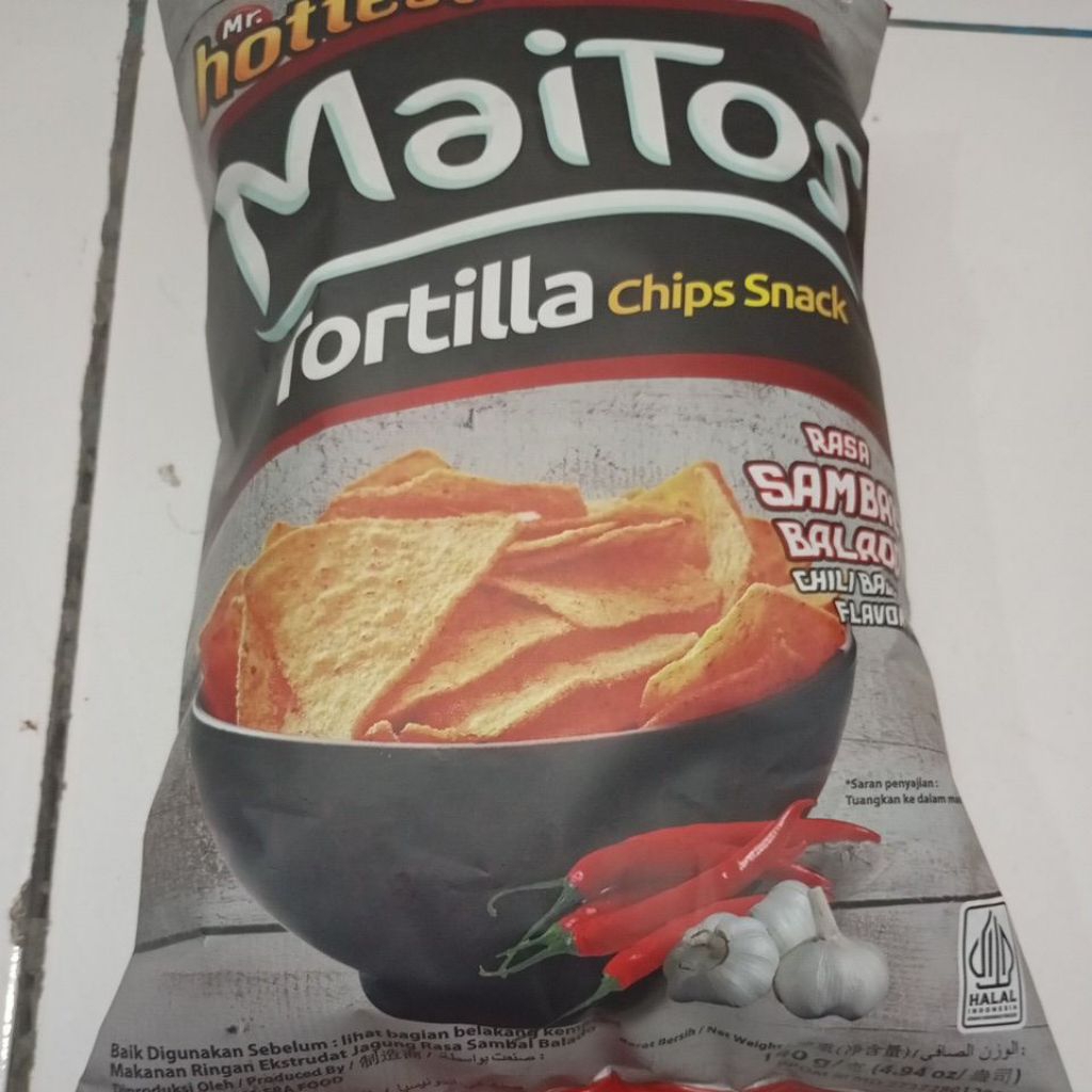maitos tortilla sambal balado 140 gram