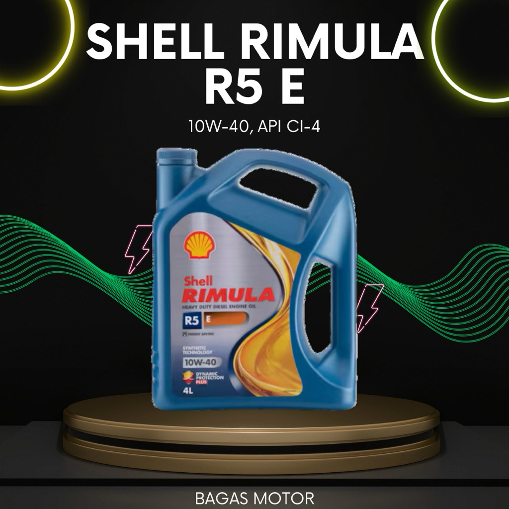 Oli Mesin Mobil Diesel Shell Rimula R5E 10W-40