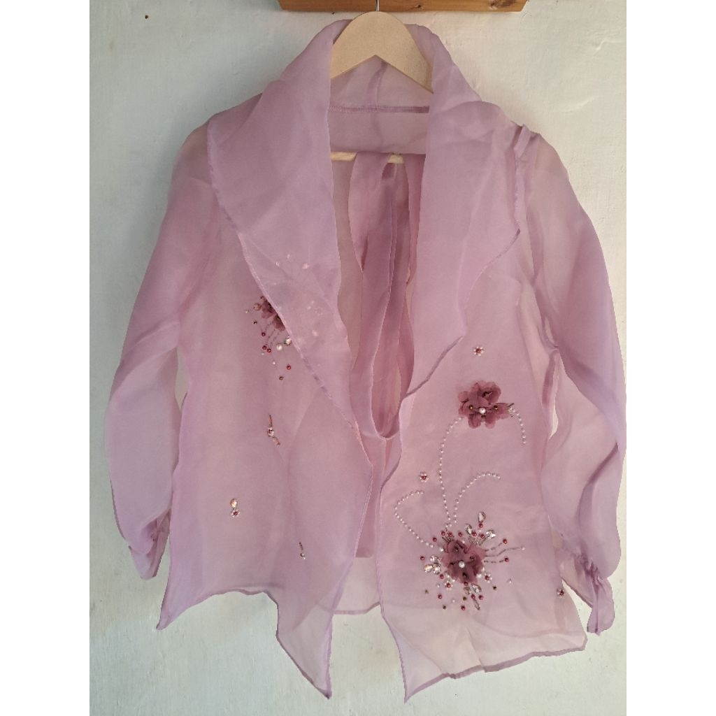 preloved outer organza outer pesta