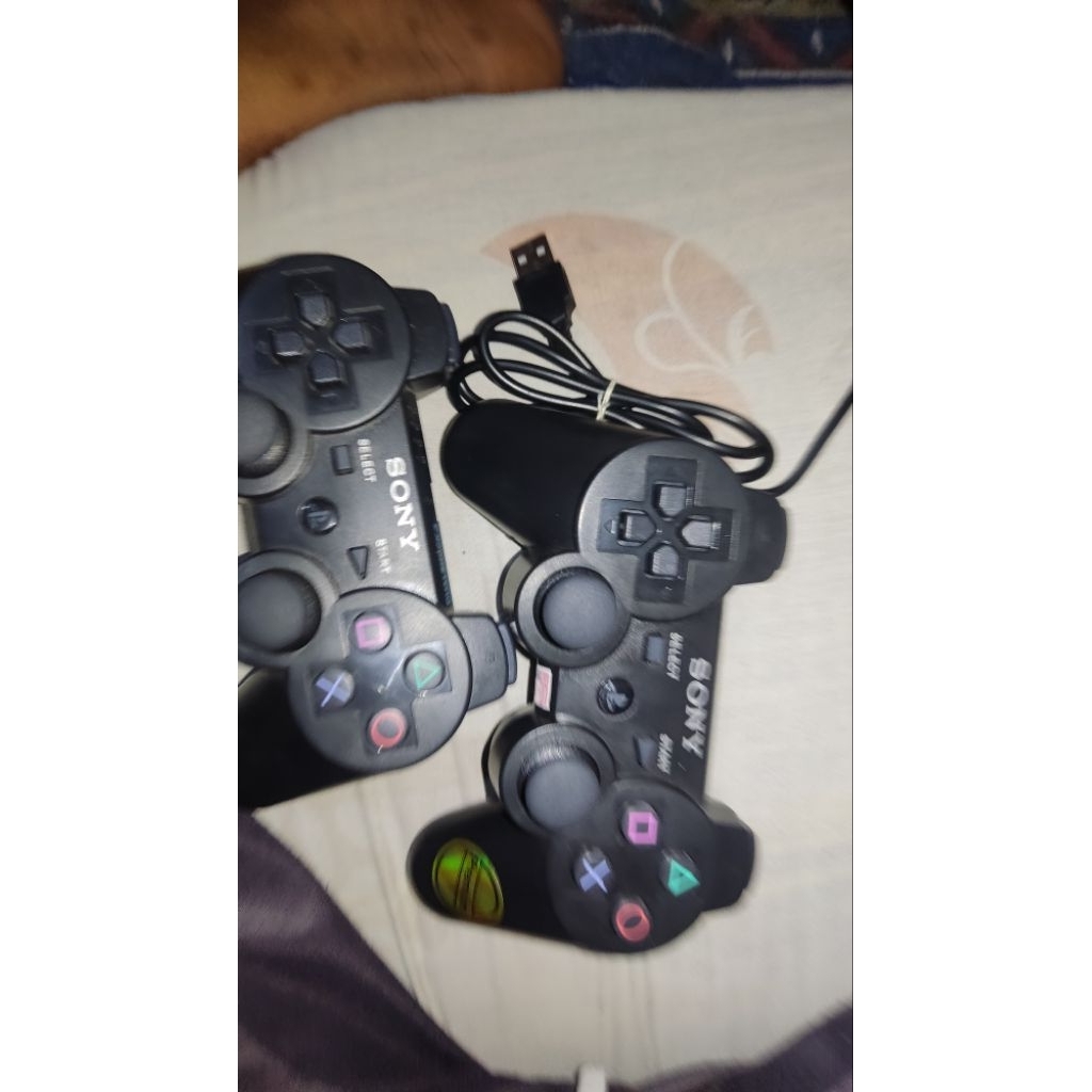 stik ps3 wireless 2pcs + kabel charger