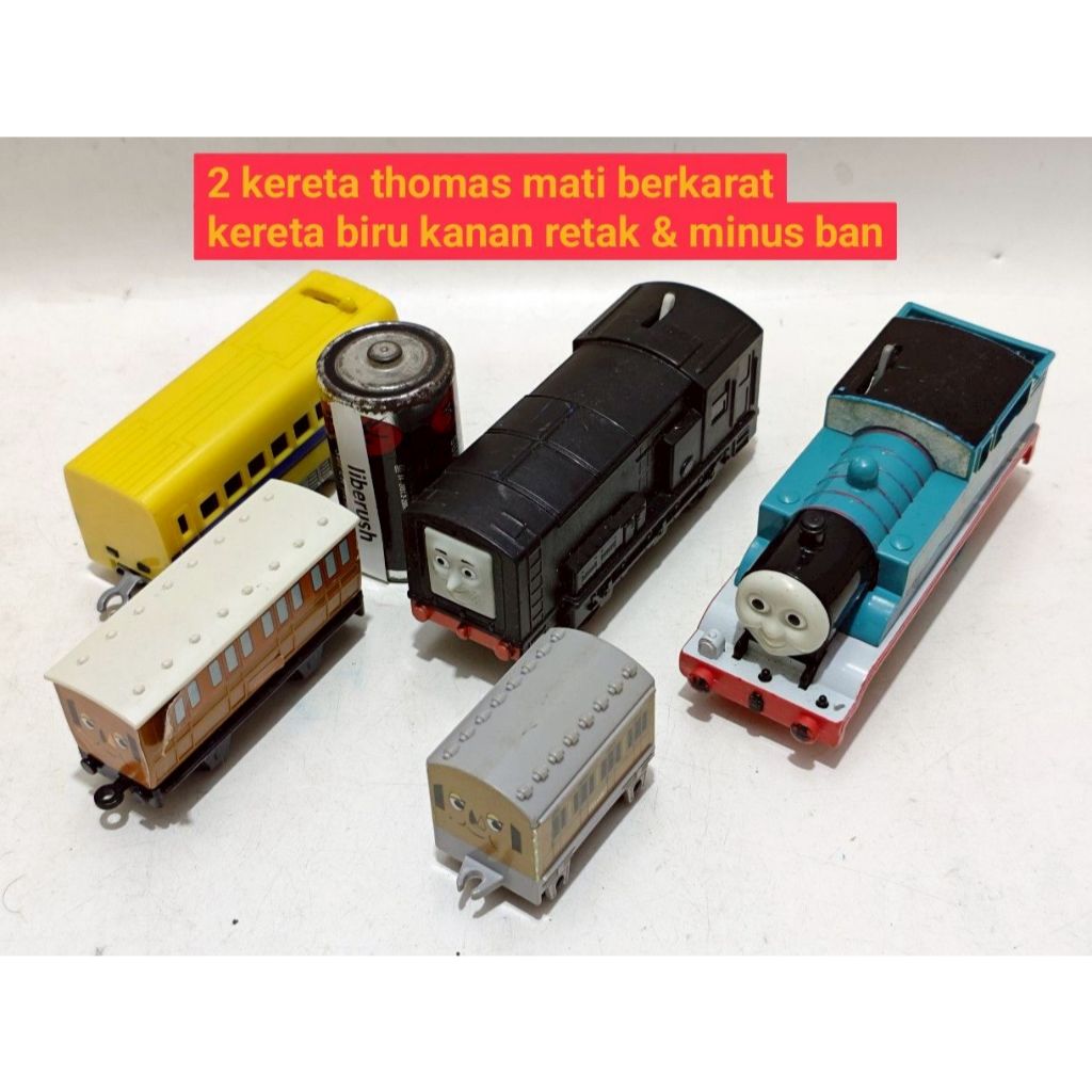 Set junk elektrik mati tomy plarail thomas & friends diesel  train