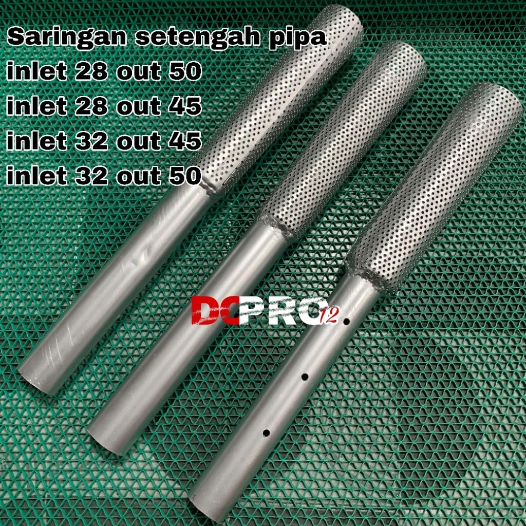 Saringan knalpot inlet 28 out 45 copy zrc mdm luster