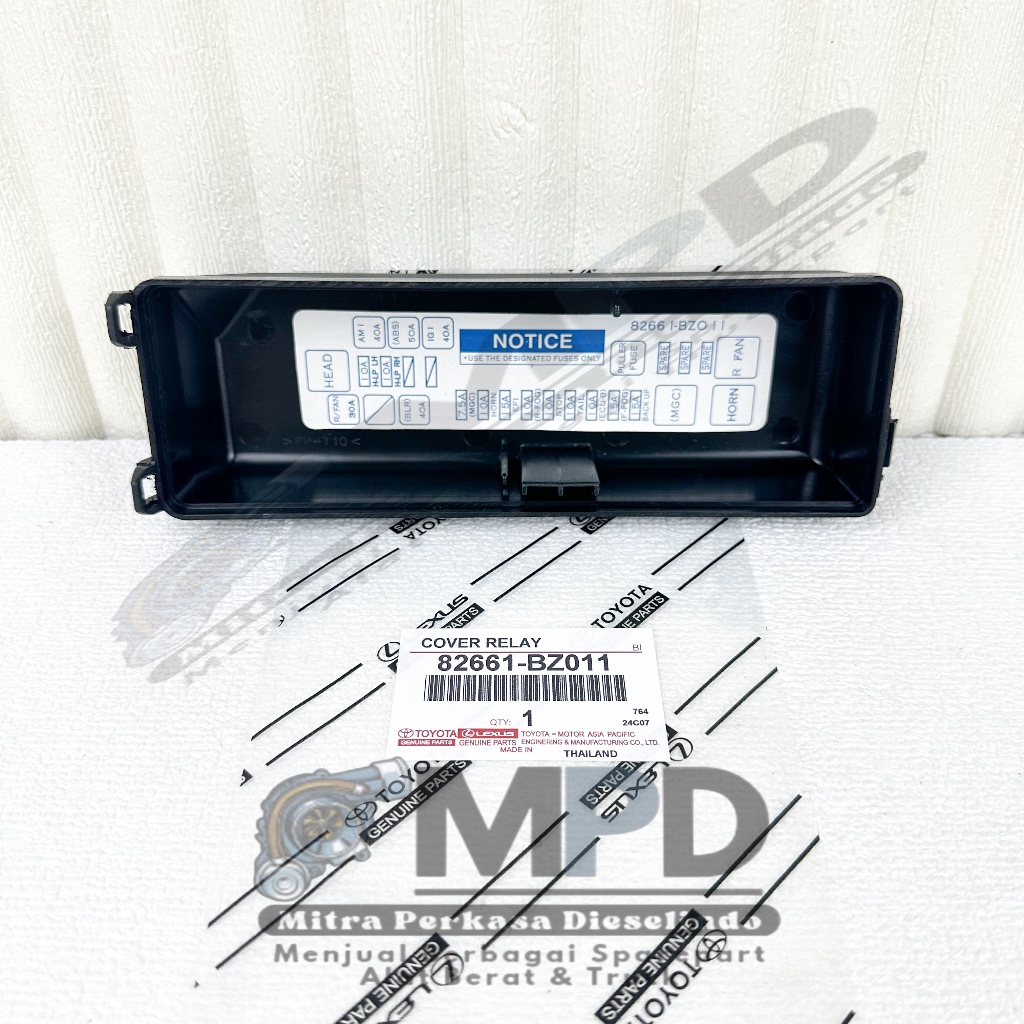 Tutup Cover Box Sekring Mobil Toyota Avanza Xenia VVTI 2004 2005 2006 2007 2008 2009 2010 2011 Origi