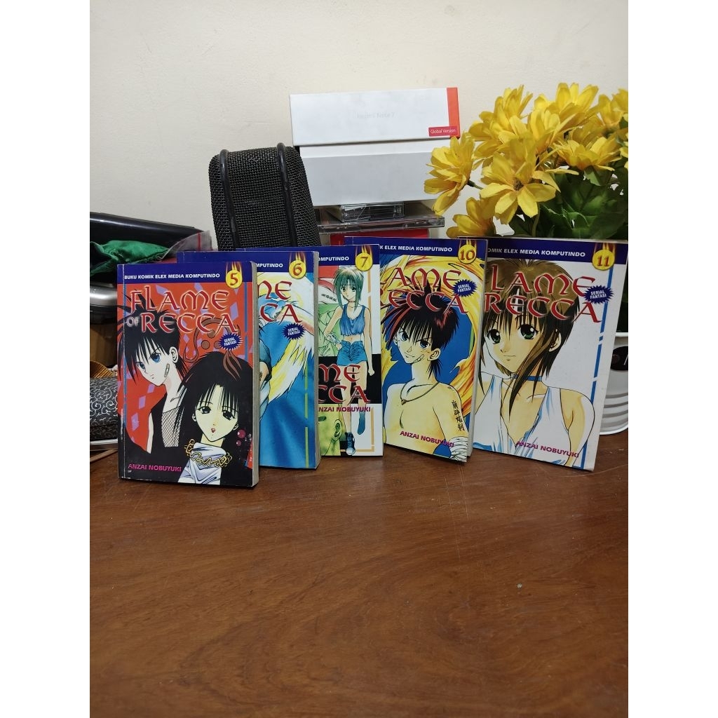 komik flame of recca preloved