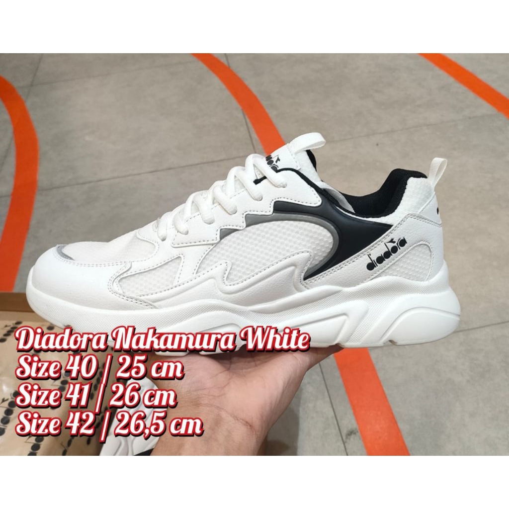 SEPATU / SHOES DIADORA NAKAMURA WHITE