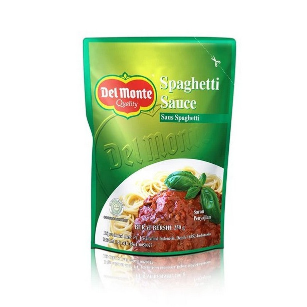

Delmonte Saus Spaghetti Pouch 250 gr