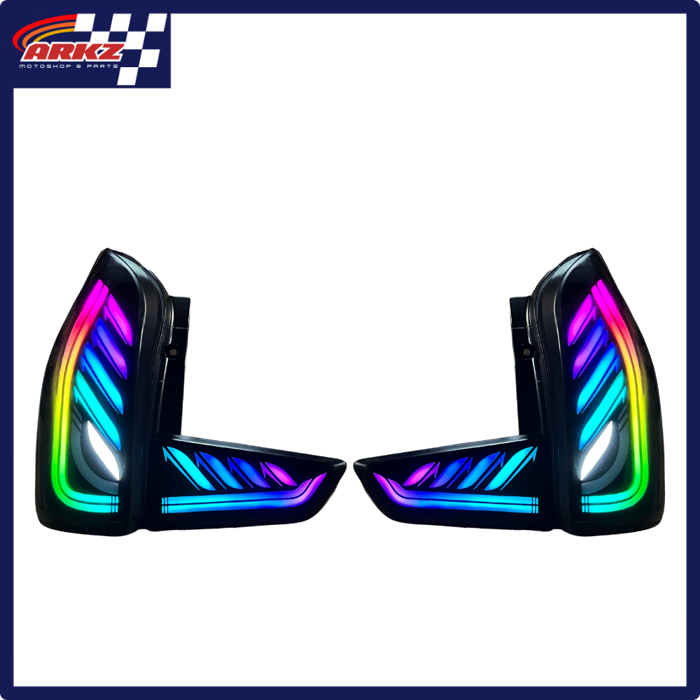 Full Custom Stoplamp All New Avanza Xenia 2016-2019 RGB Matrix Paddlepop Running Sein APlikasi