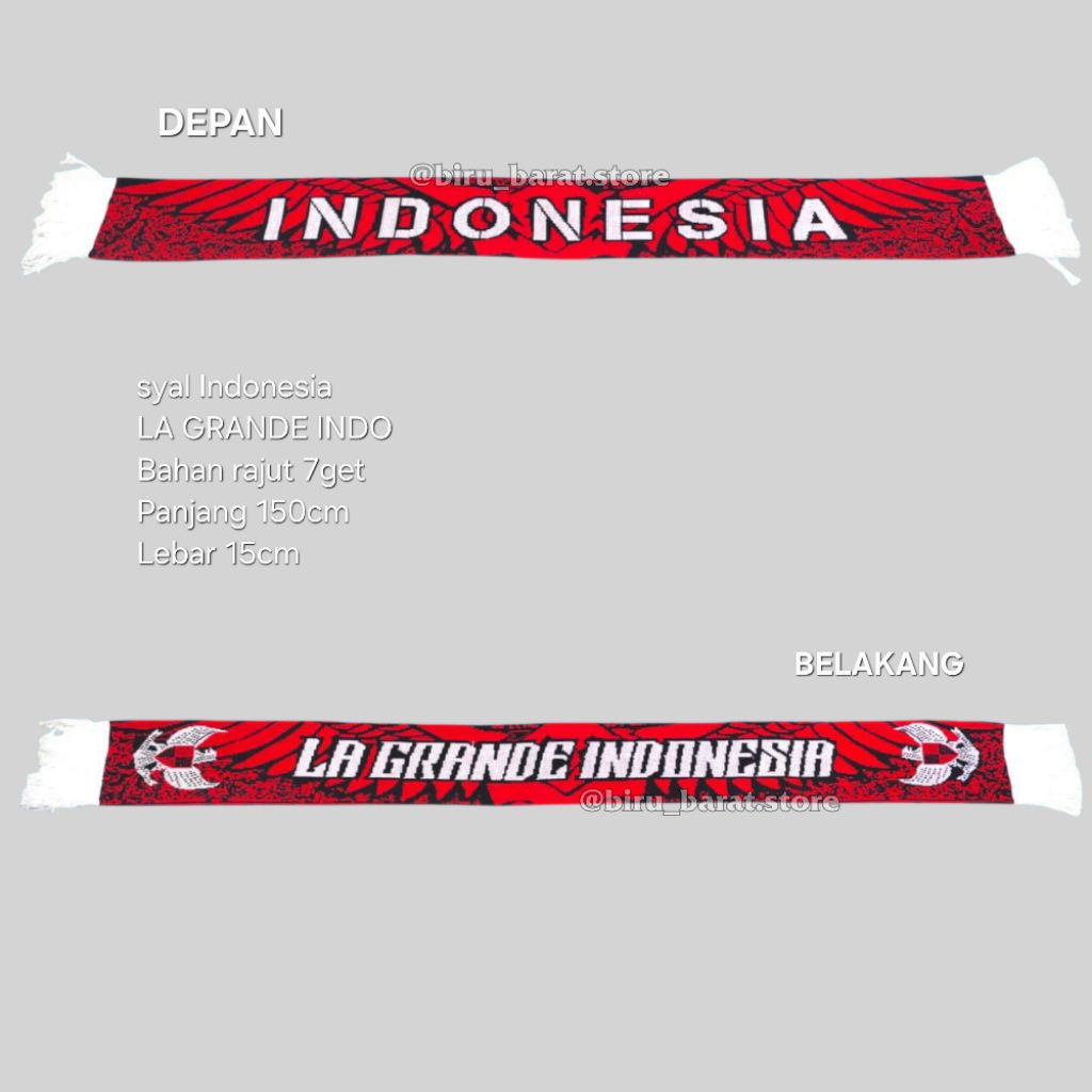 SYAL INDONESIA  SCARF INDONESIA  ULTRAS GARUDA  YNWA  FORZA NDONESIA LA GRANDE AWAY DAY  GARUDA