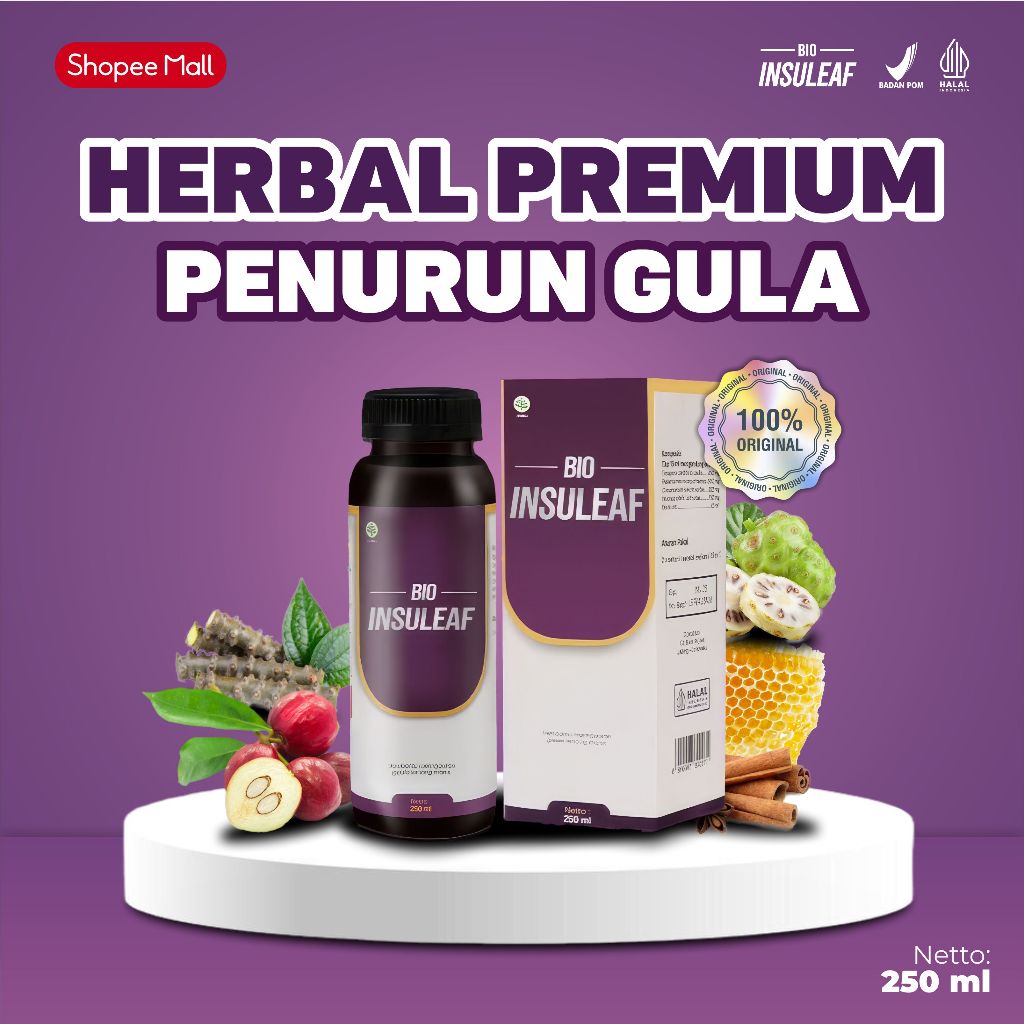 

Bio Insuleaf Premium – Herbal Alami Untuk Menurunkan Gula Darah Aman