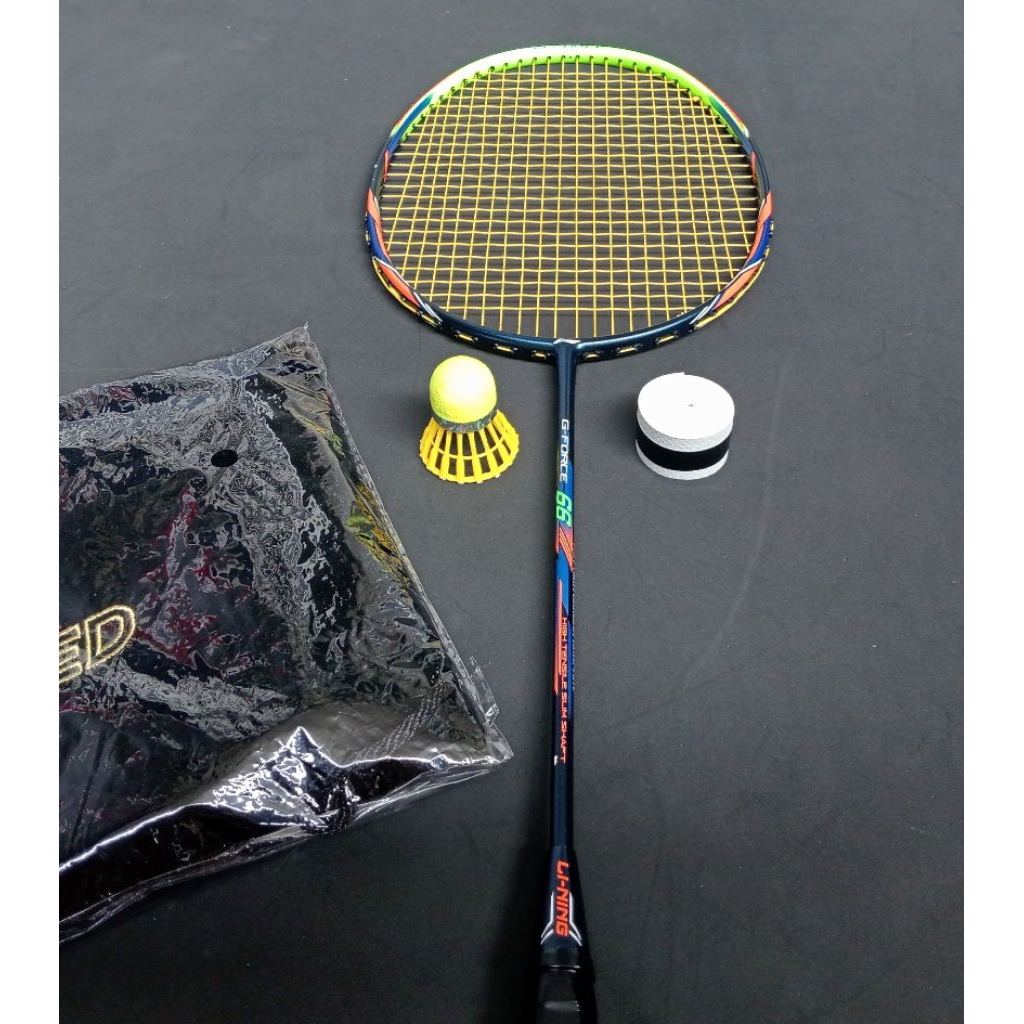 Raket bulutangkis badminton bekas second original lining g-force 66