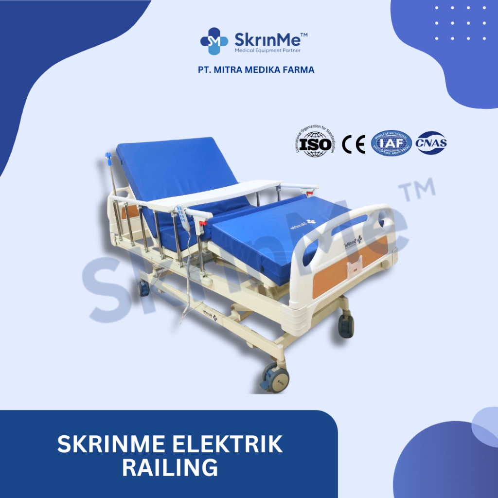 SKRINME HOSPITAL BED ELECTRIC 3 MOTORS RAILING/ ELEKTRIK JARI / BED PASIEN ELEKTRIK 3 MOTOR