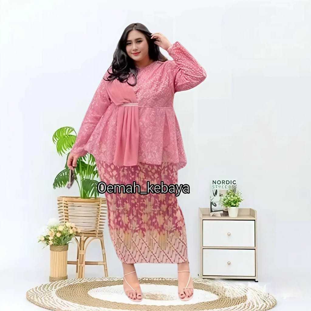 Atasan Kebaya Selendang Jumbo Kebaya LD 120-140 Kebaya Big Size Kebaya Cruty Jumbo
