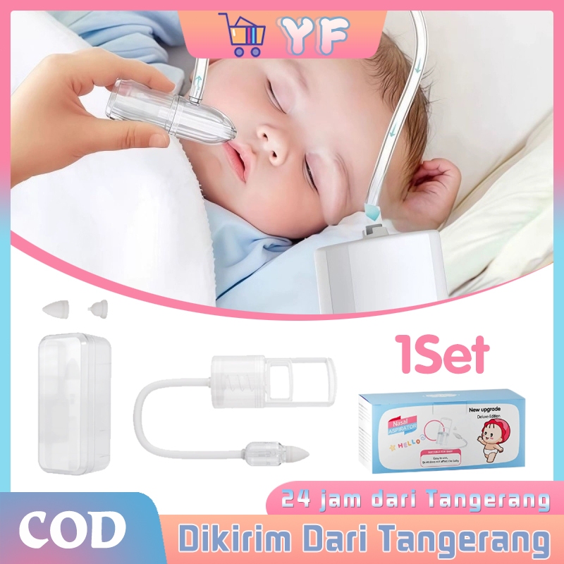 1Set Penyedot Ingus Bayi Manual Nasal Aspirator Portabel Alat Sedot Ingus Bayi