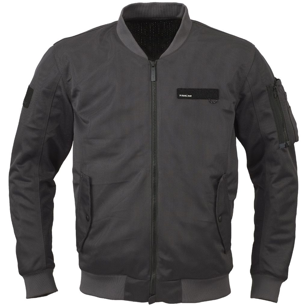 RS Taichi Jaket Motor RSJ351 Air Flight Jacket - Gray