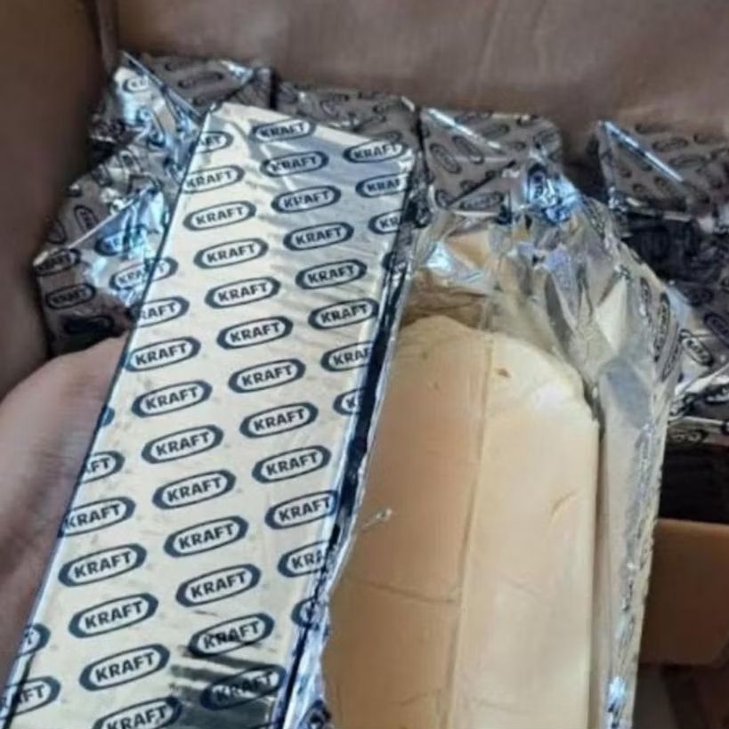 Keju kraft cheddar foil 2kg