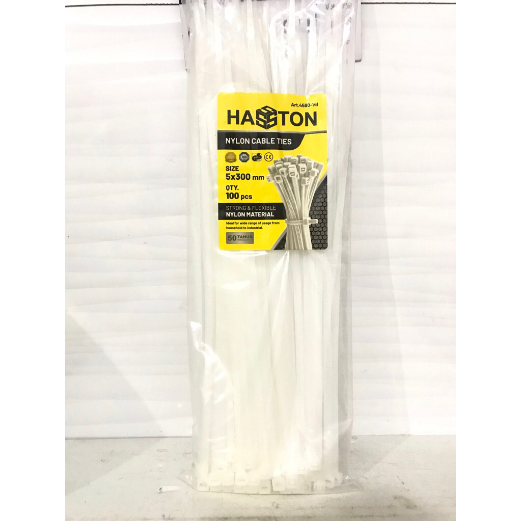 

KABEL TIES 300x5mm-PUTIH HASSTON (4580-141)