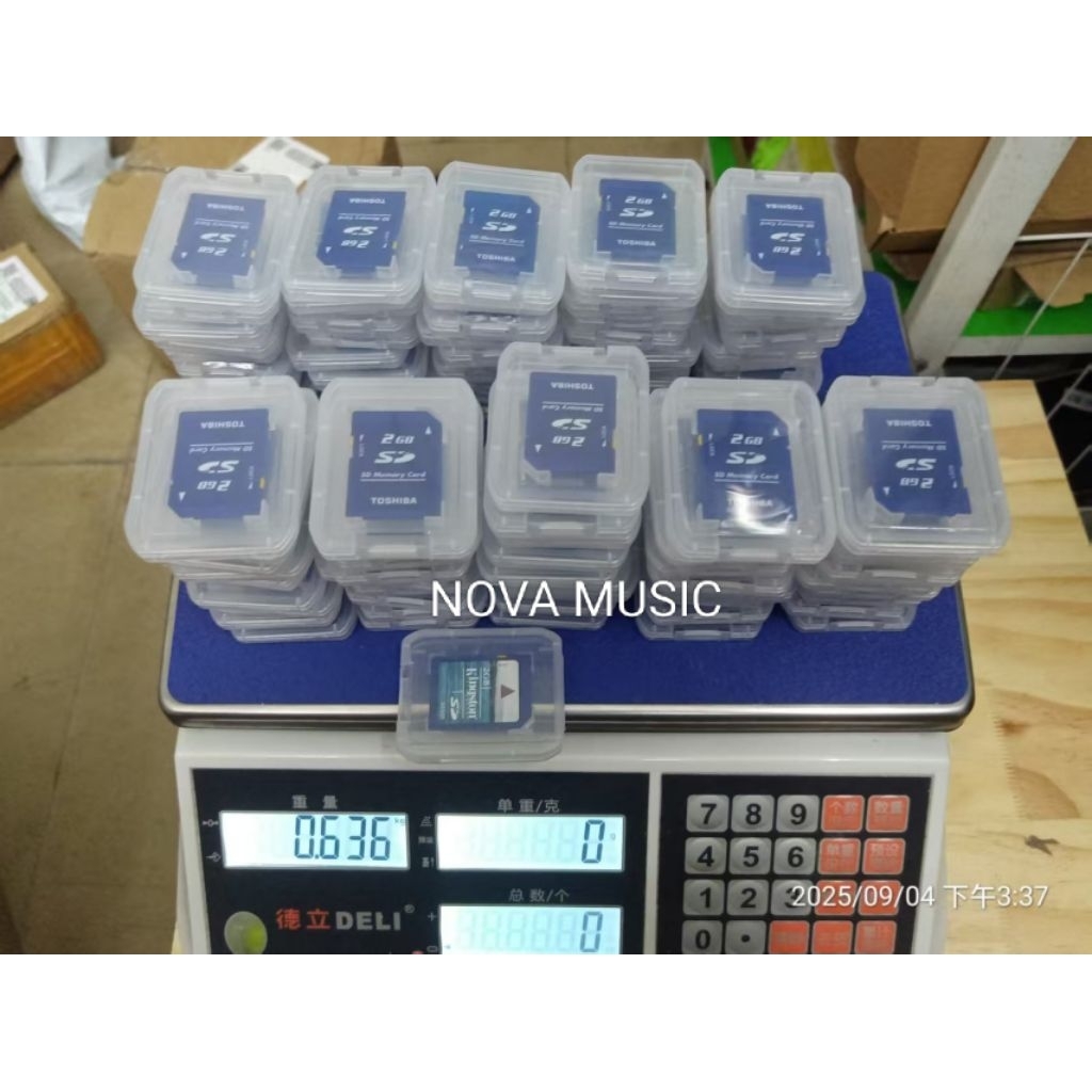 SD Card Kartu Memori KOSONG TOSHIBA 2GB original KN2600, KN2400, KN7000, KORG