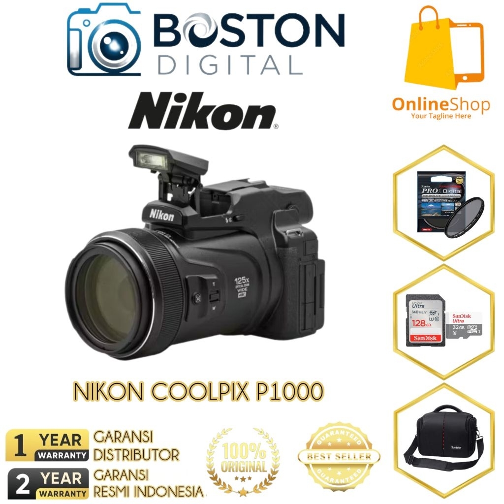 NIKON COOLPIX P1000 / KAMERA NIKON COOLPIX P1000 / NIKON P1000