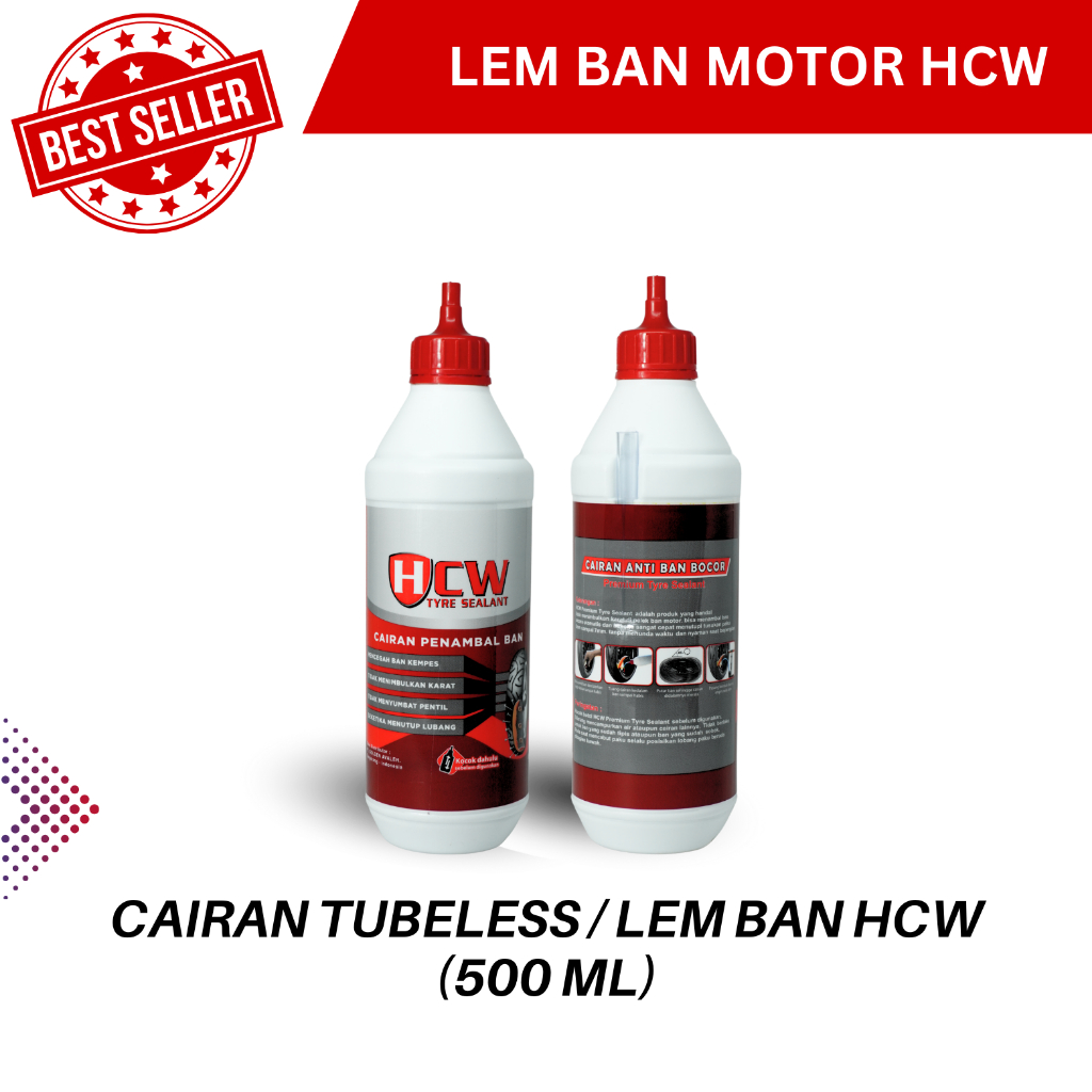 CAIRAN TUBELESS / LEM BAN MOTOR HCW 500 ML