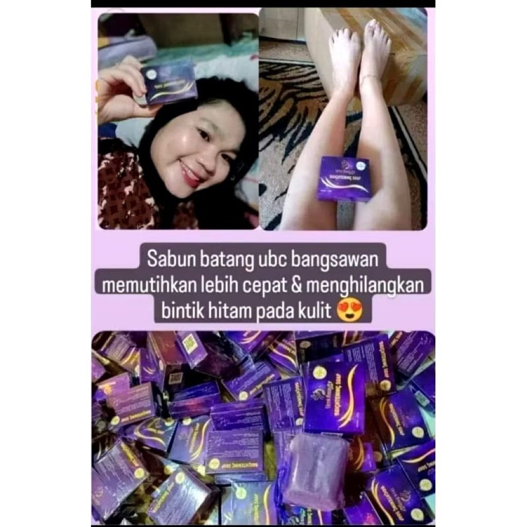 [WAJIB BACA DESKRIPSI] UBC UMI BEAUTY CARE BRIGHTENING SOAP 80gr exp 6/26