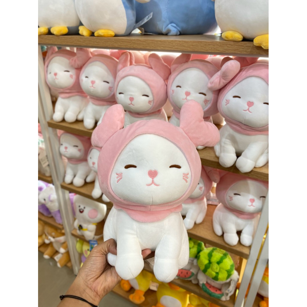 BONEKA KUCING  PINK (miniso ori)