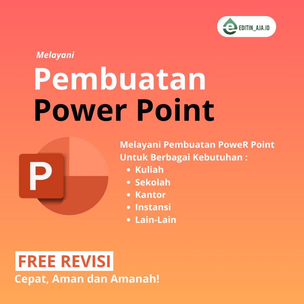 JASA PEMBUATAN POWER POINT