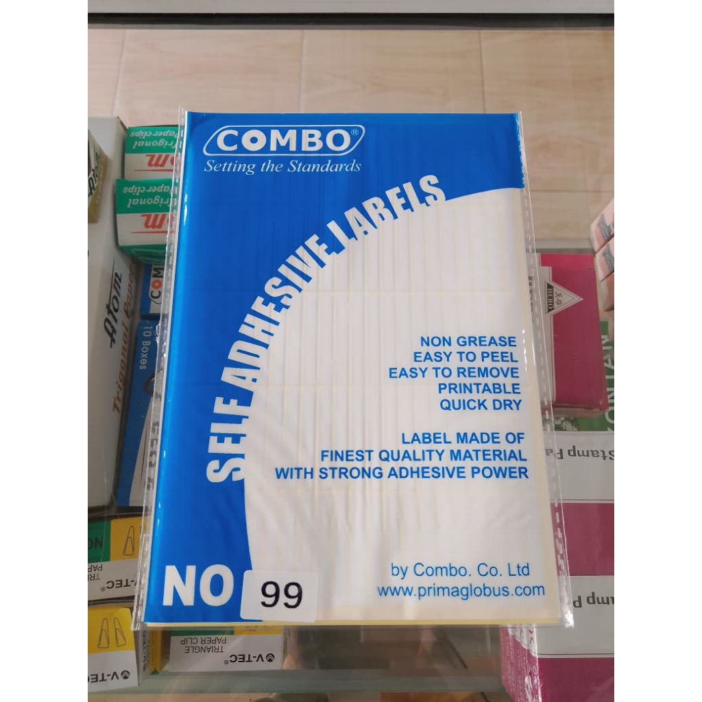 

Sticker Label Putih Polos No 99 / 109 / 121