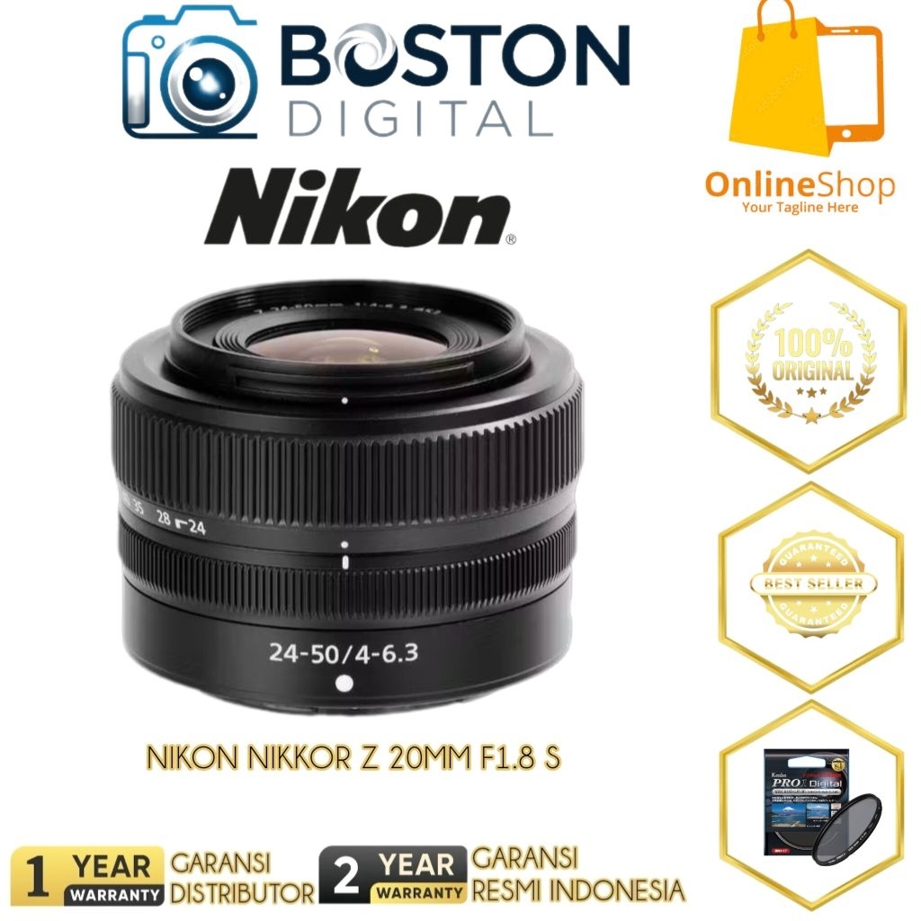 LENSA NIKON NIKKOR Z 24-50MM F4-6.3 / NIKON Z 24-50MM