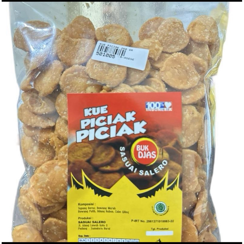 

Kue Piciak Piciak Buk Djas sasuai salero