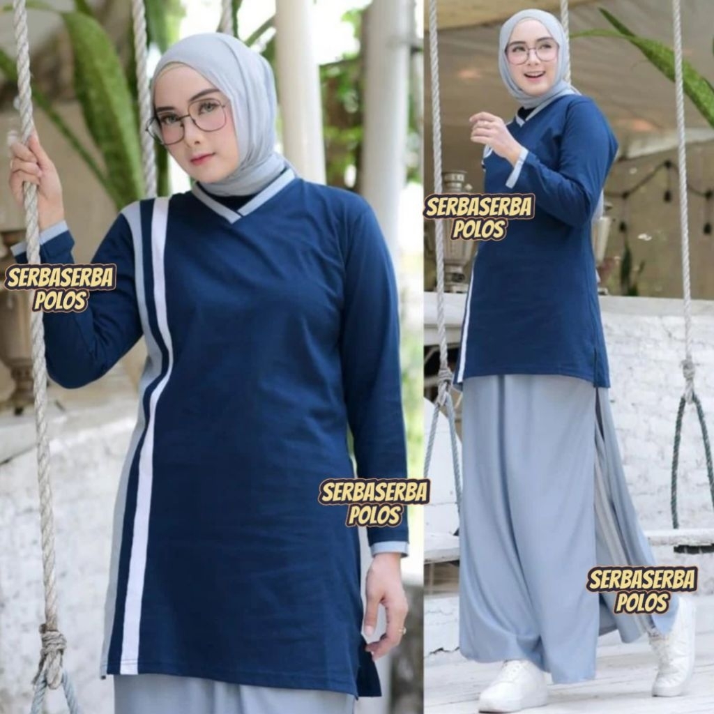 setelan olahraga rok celana muslim wanita/setelan olahraga muslim wanita/setelan olahraga rocela