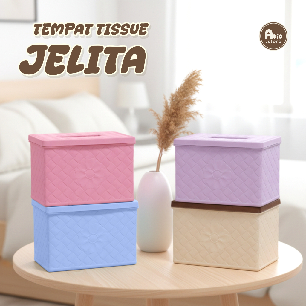 Tempat Tisu Jelita Kecil – Warna Pastel, Cantik dan Rapi untuk Rumah Anda