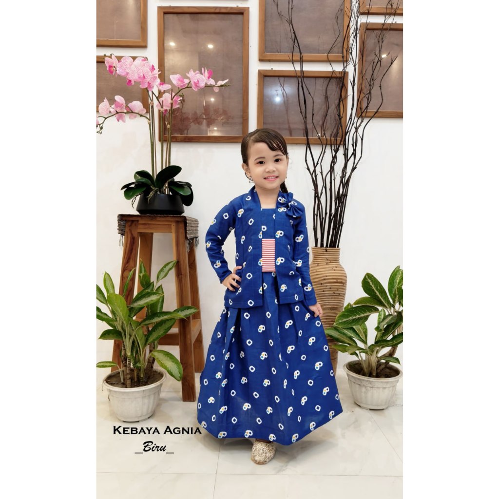 Azzafran –Kebaya Anak Perempuan Cantik & Nyaman -  Kebaya Agnia untuk Si Kecil yang Anggun