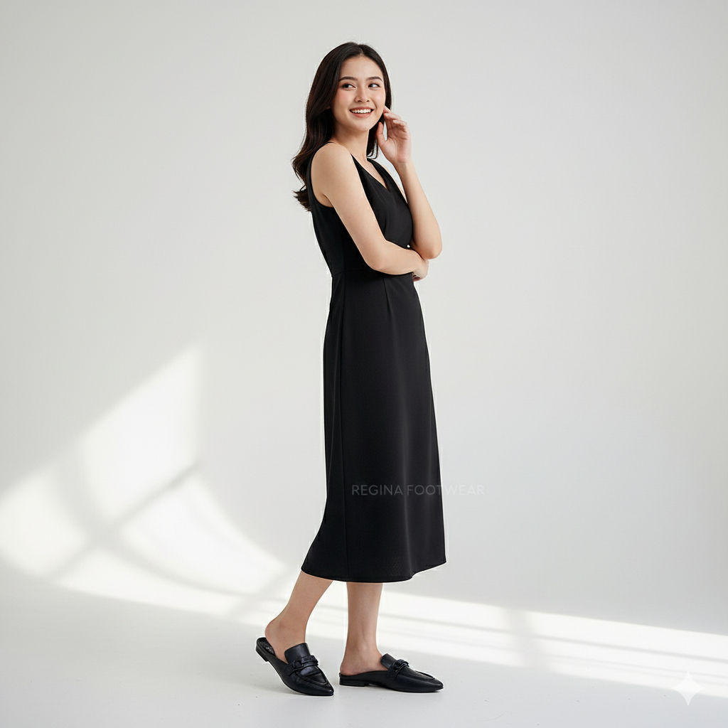 DEA FlatShoes Mules Slip-on Wanita 2506 - RIBKA 03 Size 36/41