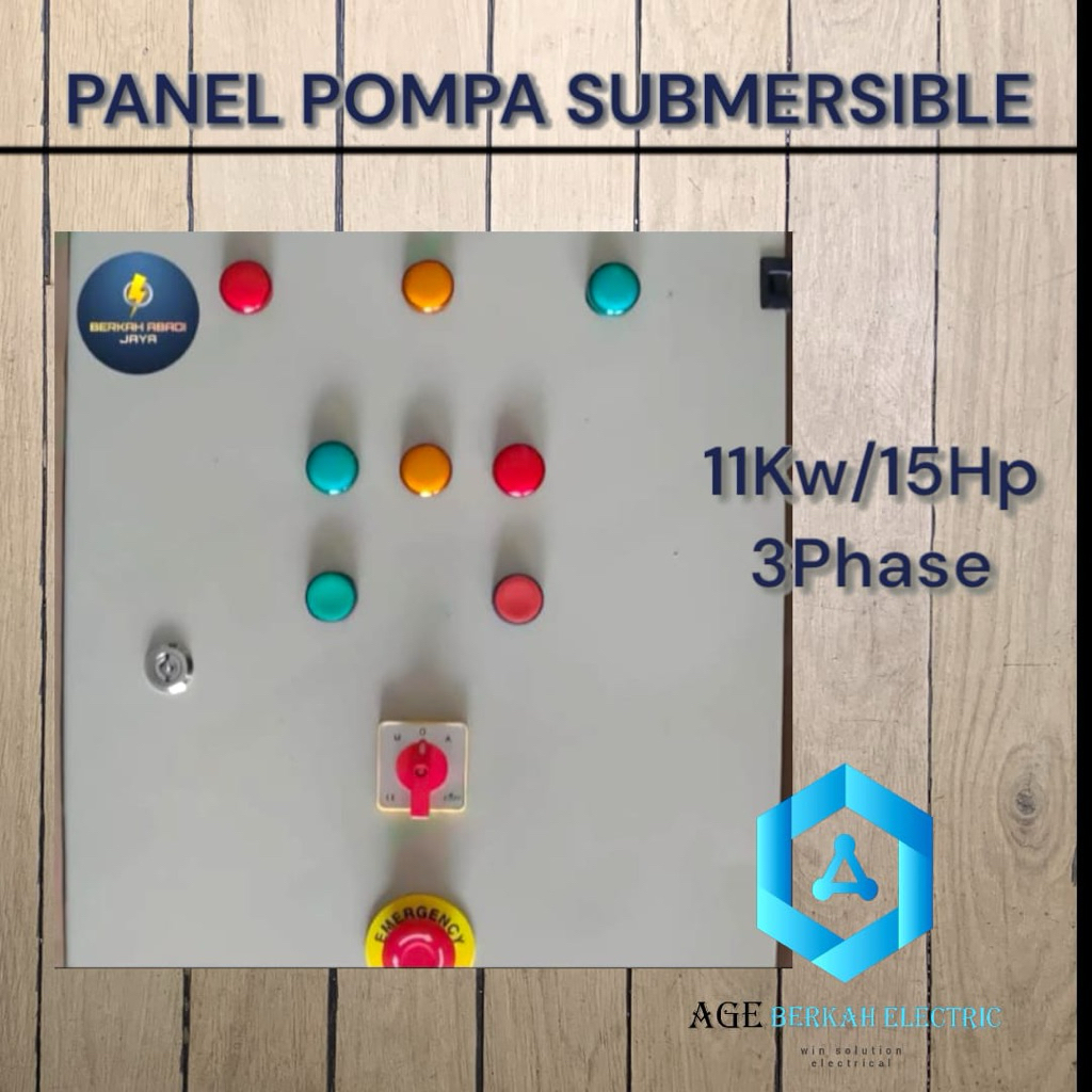 PANEL POMPA SUBMERSIBLE 11kw / 15hp 3phase