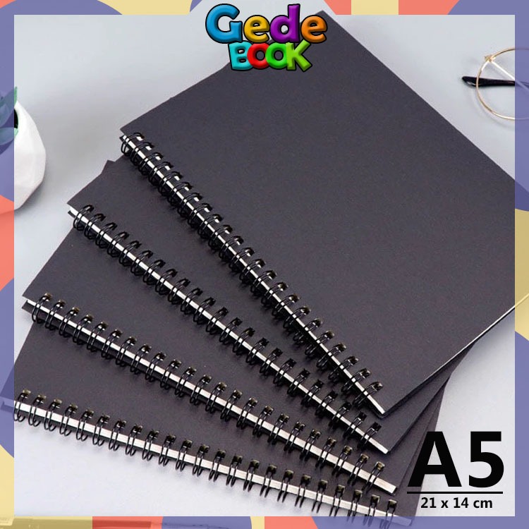 

Formal NOTEBOOK RING A5 HARD COVER KERTAS POLOS BUKU CATATAN GAMBAR Jurnal Buku Tulis - 5875