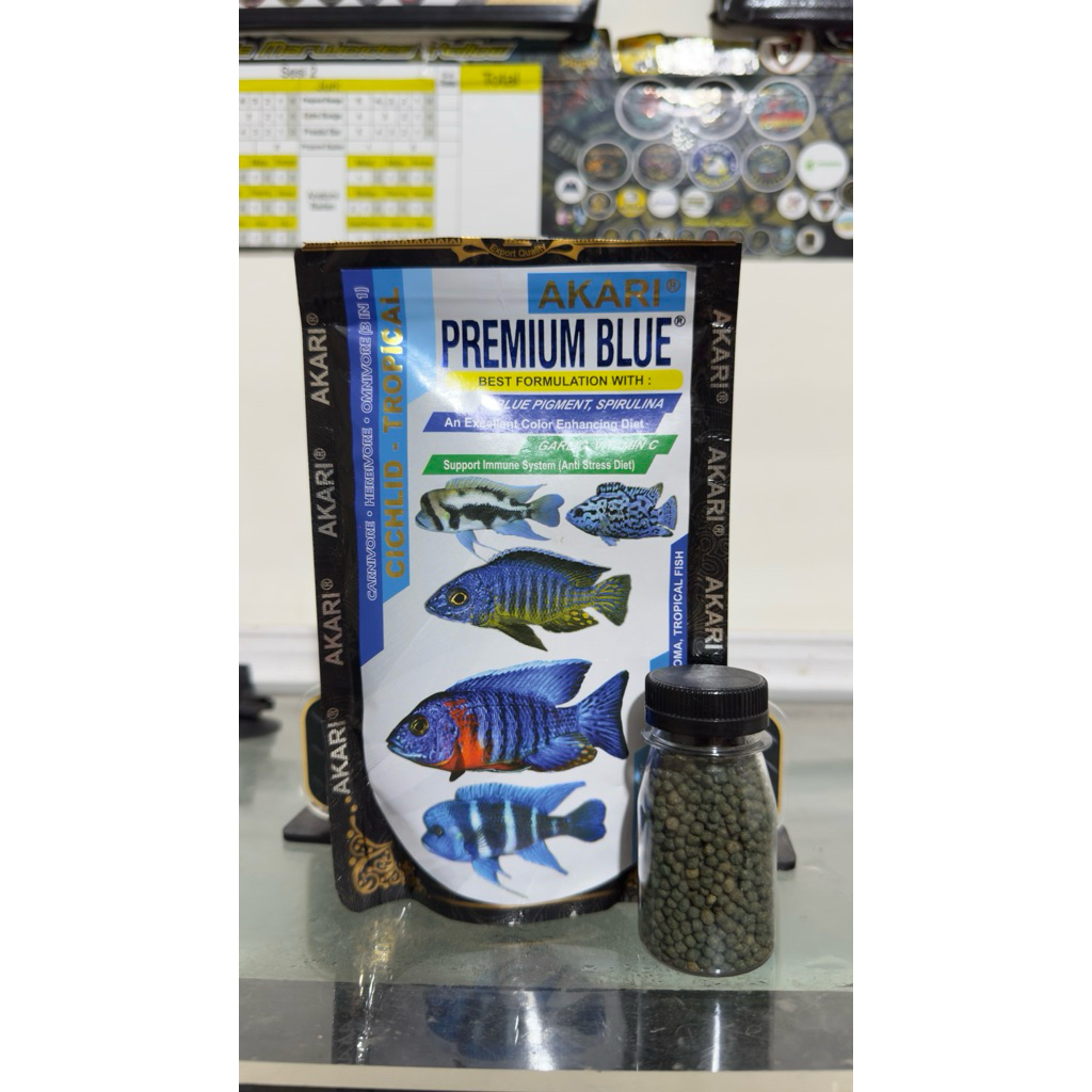 Pelet Channa Akari Premium Blue 2mm