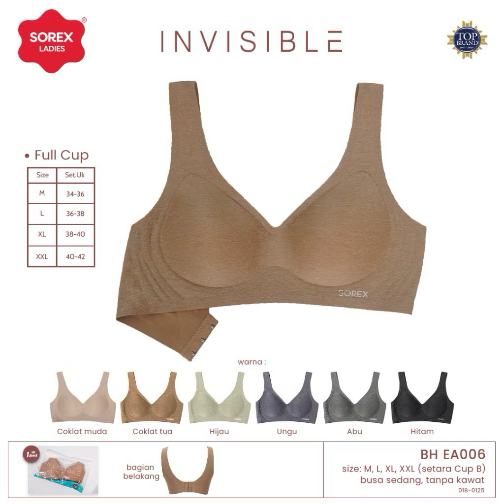 BRA SOREX INVISIBLE EA006