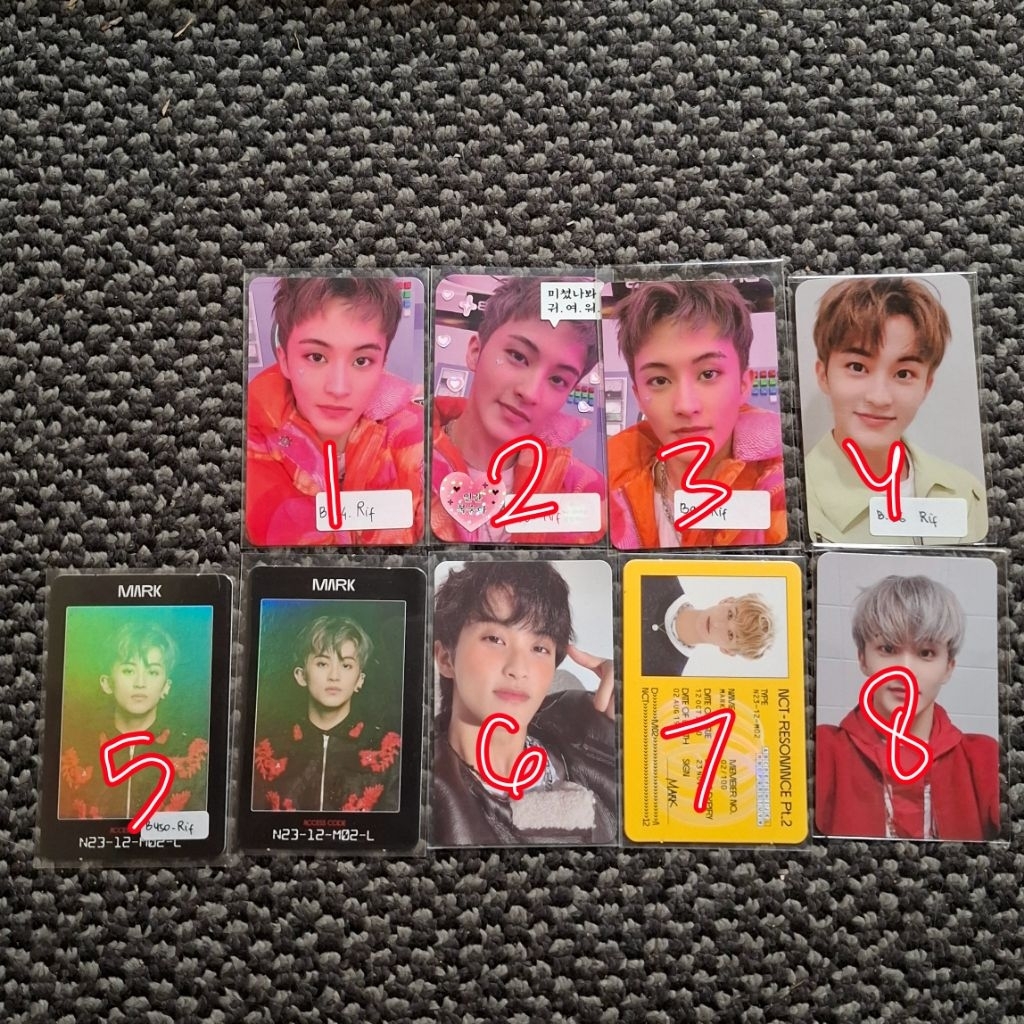 photocard mark lee nct dream murah ac id resonance smcu 4x6 photopack sg kihno departure glimo lucky